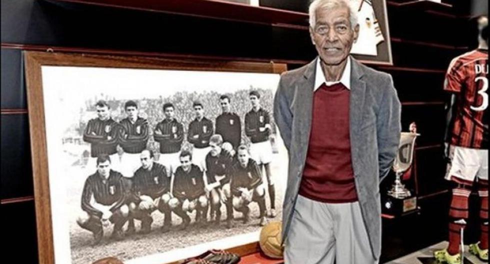 El día que Augusto Ferrando homenajeó a Víctor Benítez, campeón de la Champions League con AC Milan