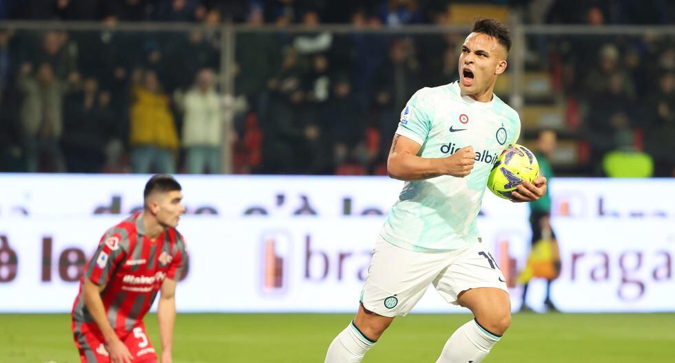 Con goles de Lautaro, Inter vence a Cremonese y se pone segundo en la tabla