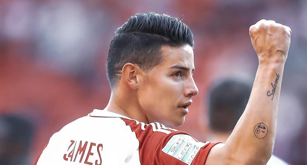 Olympiacos wants to renew James Rodríguez before the transfer window starts.