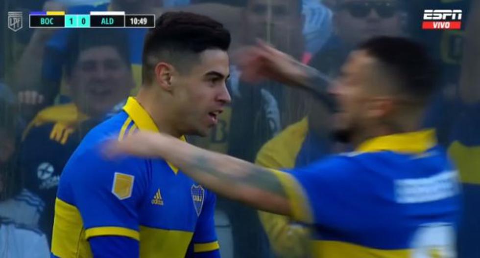 'Blooper' at Aldosivi and goal: Martín Payero scored the 1-0 for Boca Juniors.