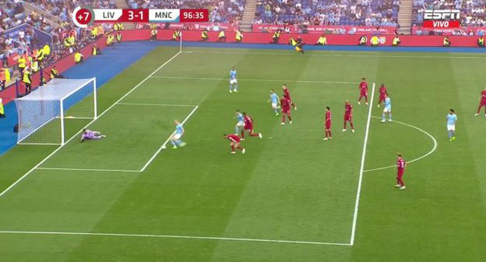 Estaba solo: para no creer el gol que Erling Haaland falló en el Liverpool vs. Manchester City 