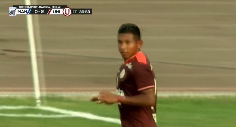 Con asistencia de Concha: Edison Flores marca el 2-0 de Universitario vs. Mannucci por Liga 1 