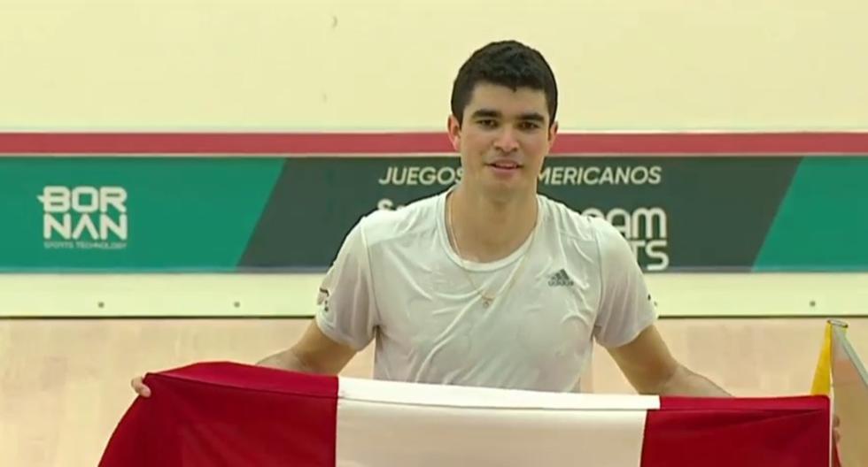 New Gold for Peru: Diego Elías won in Squash discipline at the 2023 Pan American Games.