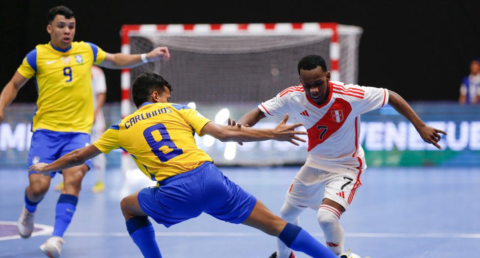 Amarga derrota: Perú cayó 15-0 ante Brasil por Sudamericano Sub 20 de Futsal | RESUMEN Y GOLES