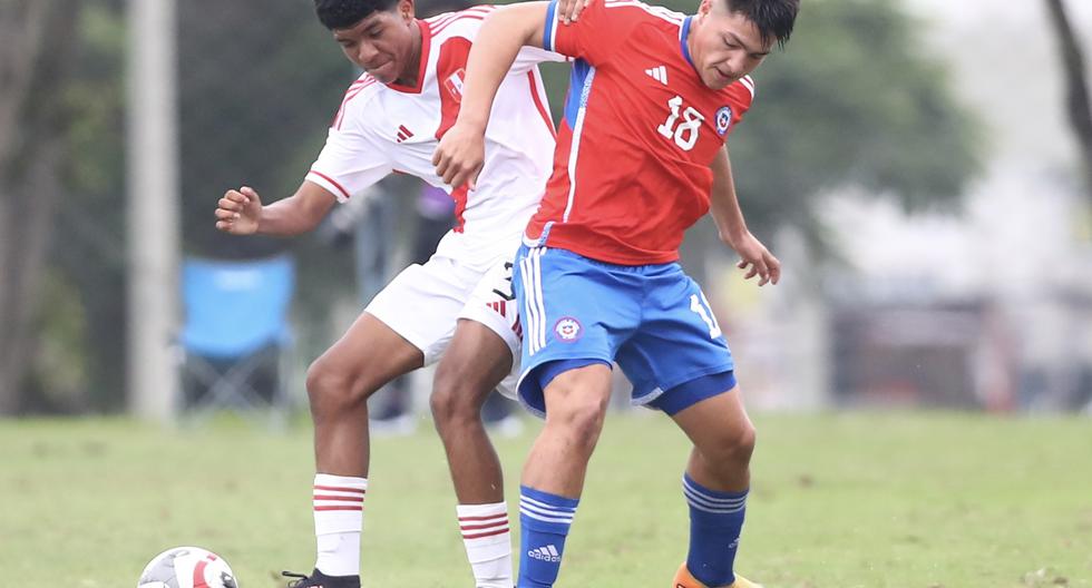 Perú empató 1-1 con Chile Sub-15 por amistoso internacional