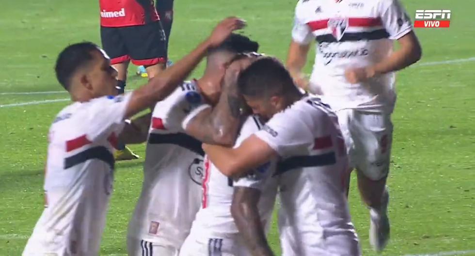 Igualaron la serie en Copa Sudamericana: Patrick anotó el 2-0 de Sao Paulo vs. Goianiense 