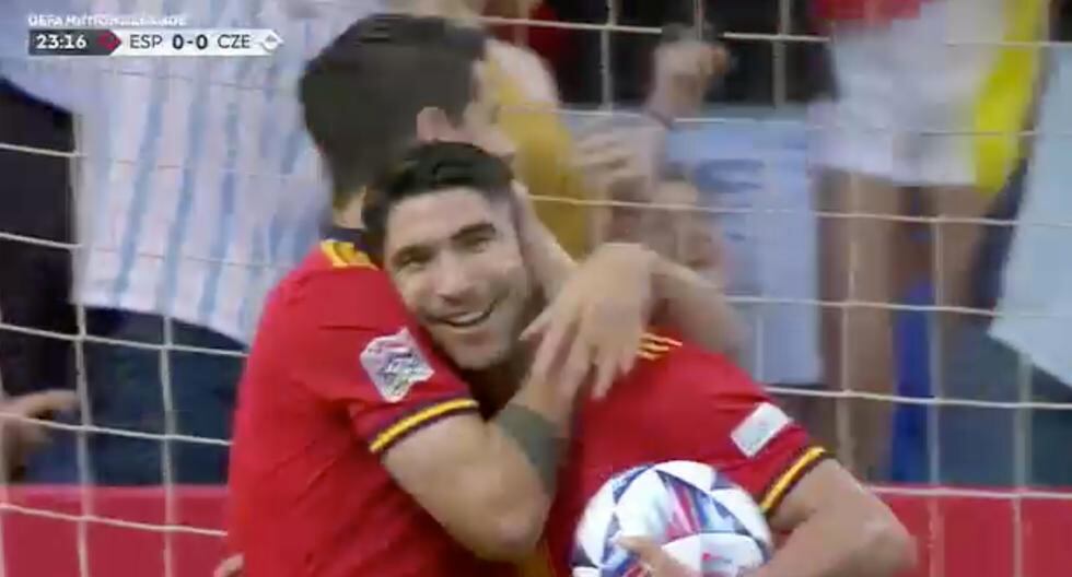 Con pase de Asensio: Carlos Soler anotó el primer gol de España vs. República Checa 