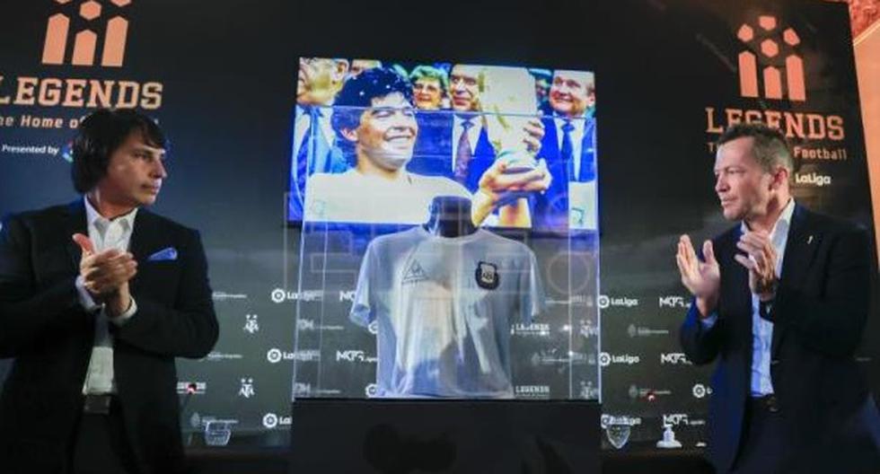 Camiseta de Diego Maradona de la final de México 1986 fue cedida por Lothar Matthäus
