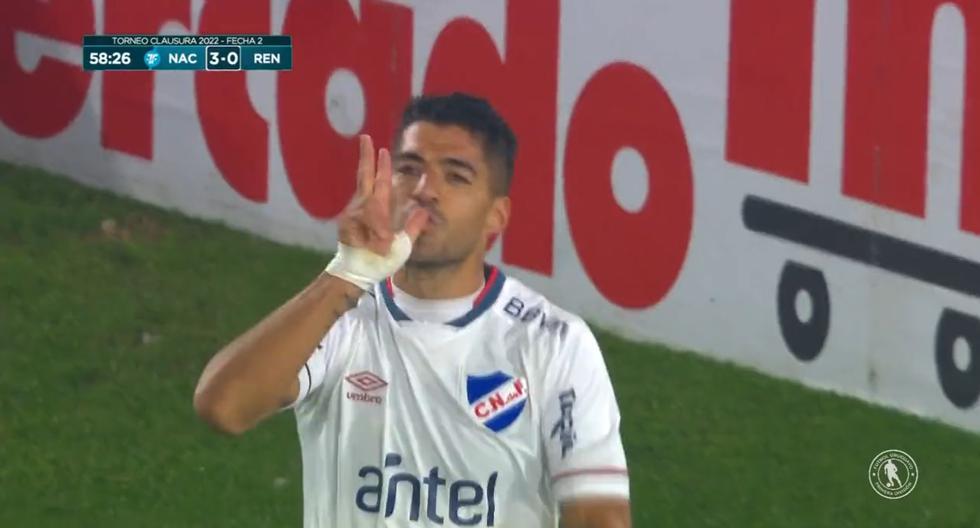 Gol de Luis Suárez: el delantero puso el 3-0 del Nacional vs. Rentistas 