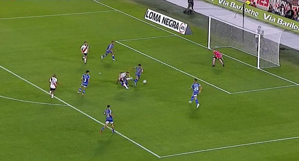 Beltrán's great goal: River Plate 1-0 Godoy Cruz in the Argentine League.