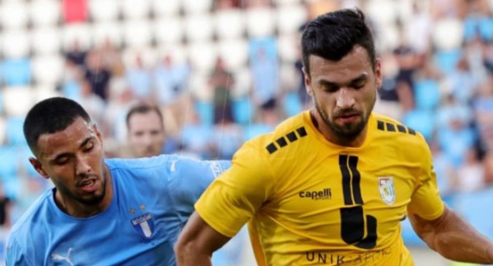 Malmo empató 2-2 ante Dudelange con Sergio Peña por Europa League