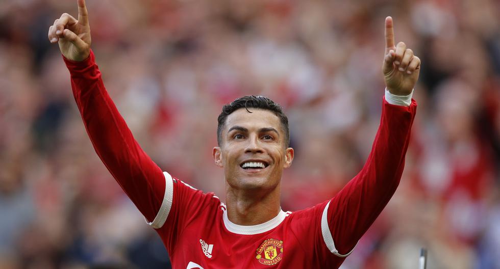 Cristiano Ronaldo anota su primer tanto con el Manchester United en la Europa League