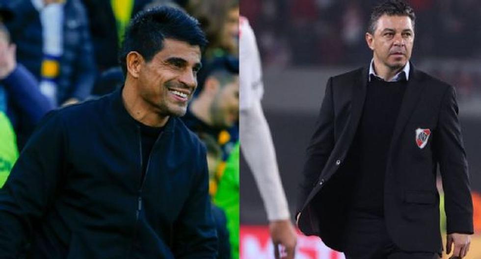 El historial de Ibarra y Gallardo en el Boca vs. River: se enfrentaron en su etapa de futbolistas