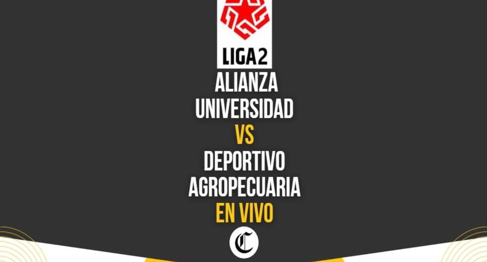 Alianza Universidad vs. Deportivo Agropecuaria en vivo: hora, canal y fecha del juego por la Liga 2