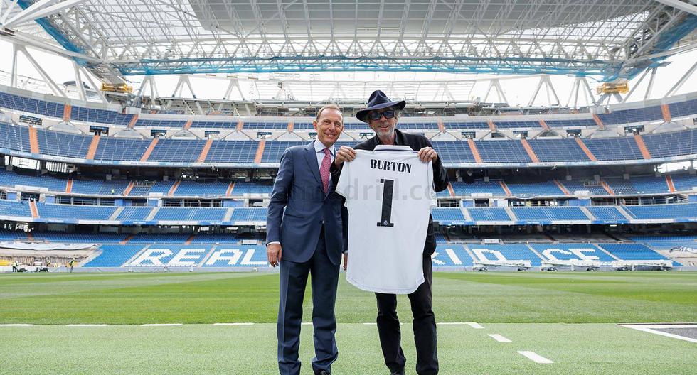 Real Madrid: Tim Burton está en España y visitó el estadio Santiago Bernabéu 