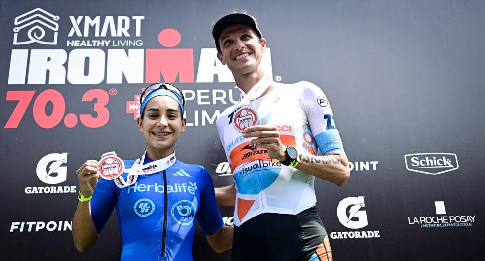 Ironman 70.3 Lima: brasileño Reinaldo Colucci y la mexicana Cecilia Pérez ganan espectacular competencia en la Costa Verde [FOTOS]