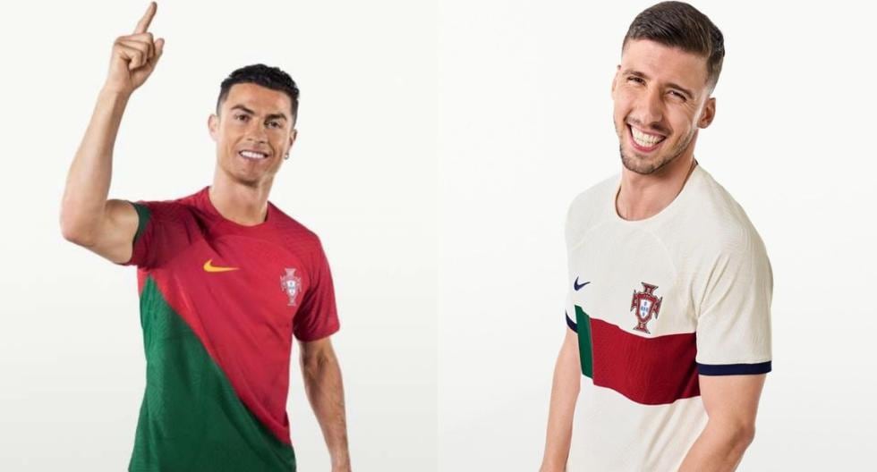 Al detalle: la camiseta que usará Portugal en el Mundial Qatar 2022 