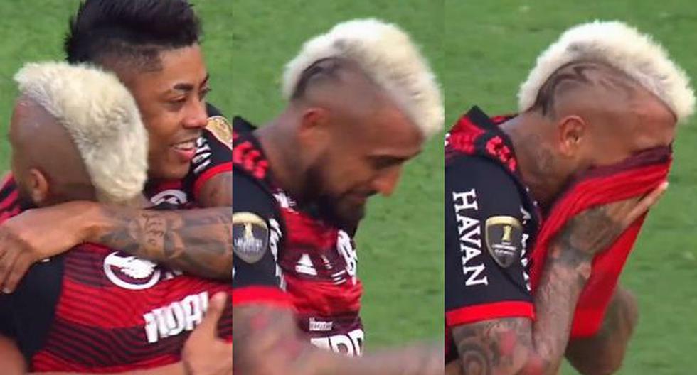 Lágrimas de campeón: Arturo Vidal muy conmovido por título con Flamengo en Copa Libertadores 
