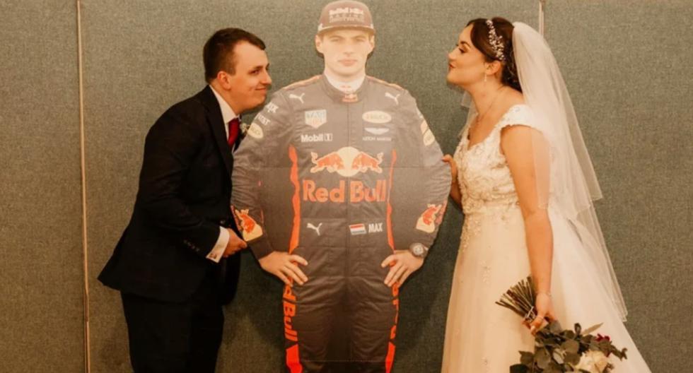 Novios sorprenden a sus invitados con boda temática de la Fórmula 1