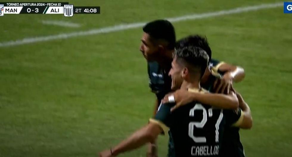 Ya es goleada: Catriel Cabellos anota el 3-0 de Alianza Lima sobre Mannucci por la Liga 1 Te Apuesto 