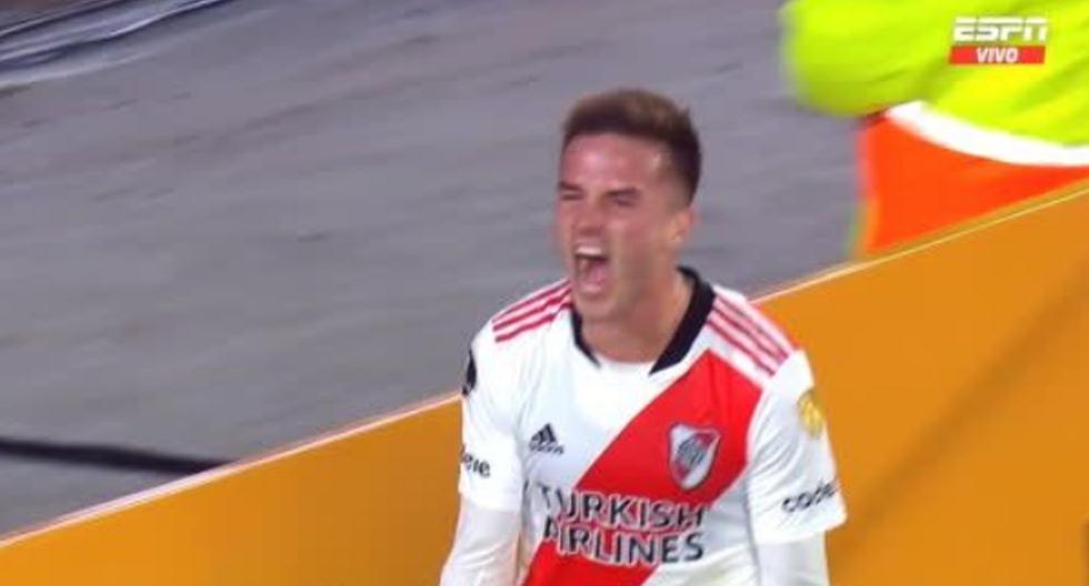Agustín Palavecino anotó el 1-0 de River Plate sobre Colo Colo 