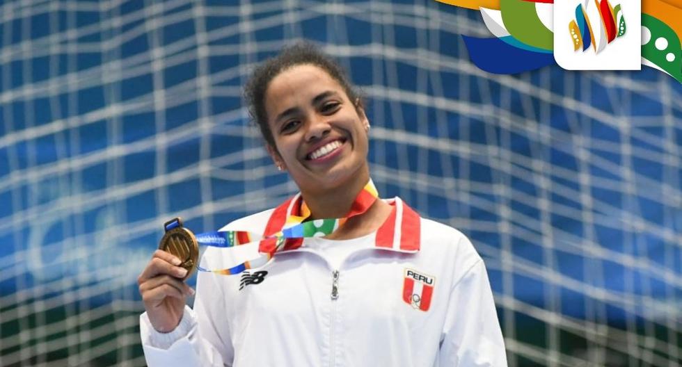 Peruana Ana Karina Méndez se luce en barras asimétricas y ganó el oro en Juegos Bolivarianos