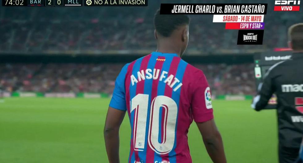 Ansu Fati vuelve a jugar en Barcelona luego de tres meses 