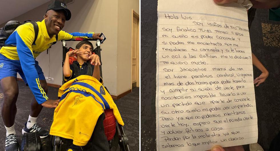 El conmovedor gesto que tuvo Luis Advíncula con hincha de Boca Juniors con parálisis cerebral
