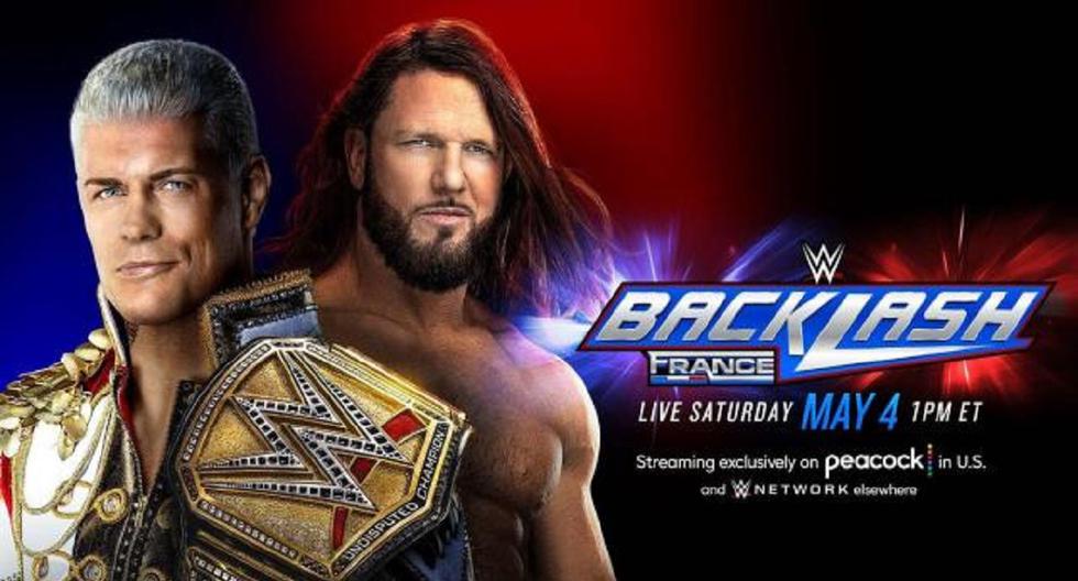 WWE Backlash 2024 EN VIVO: horario, en qué canal TV ver y cartelera del evento en Francia