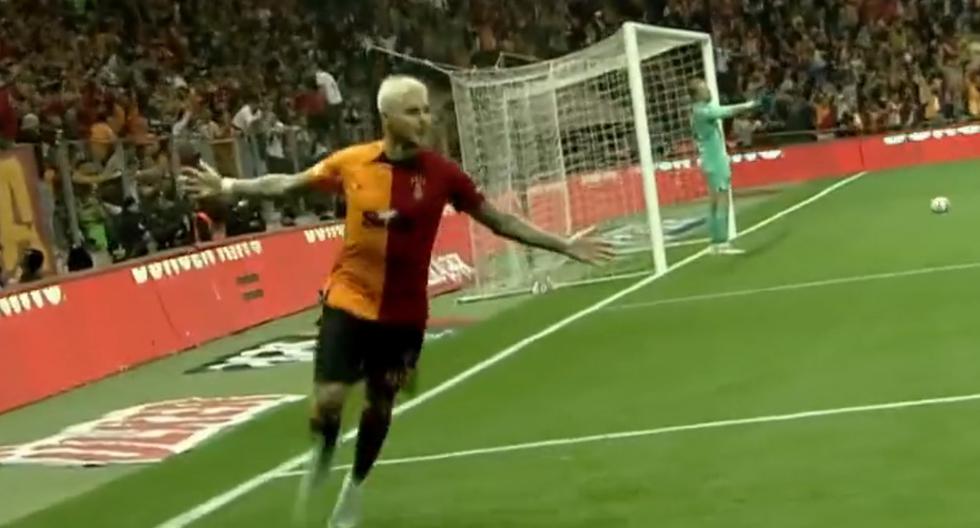 Mauro Icardi's brace for Galatasaray's 2-1 victory over Besiktas.