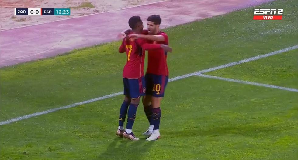 Gol de Ansu Fati para España: así fue el 1-0 en el amistoso ante Jordania 