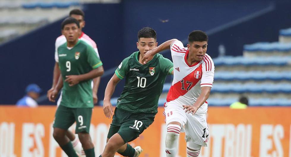 Perú cayó 1-2 ante Bolivia por el Sudamericano sub 17