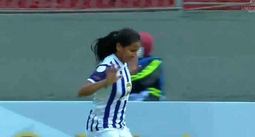 Heidy Padilla anotó el empate parcial de Alianza Lima ante América de Cali en la Copa Libertadores 