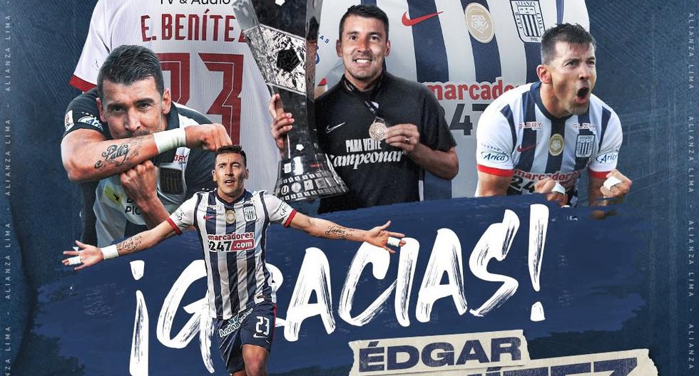 Alianza Lima anunció la salida de Édgar ‘Pájaro’ Benítez, campeón en el 2021