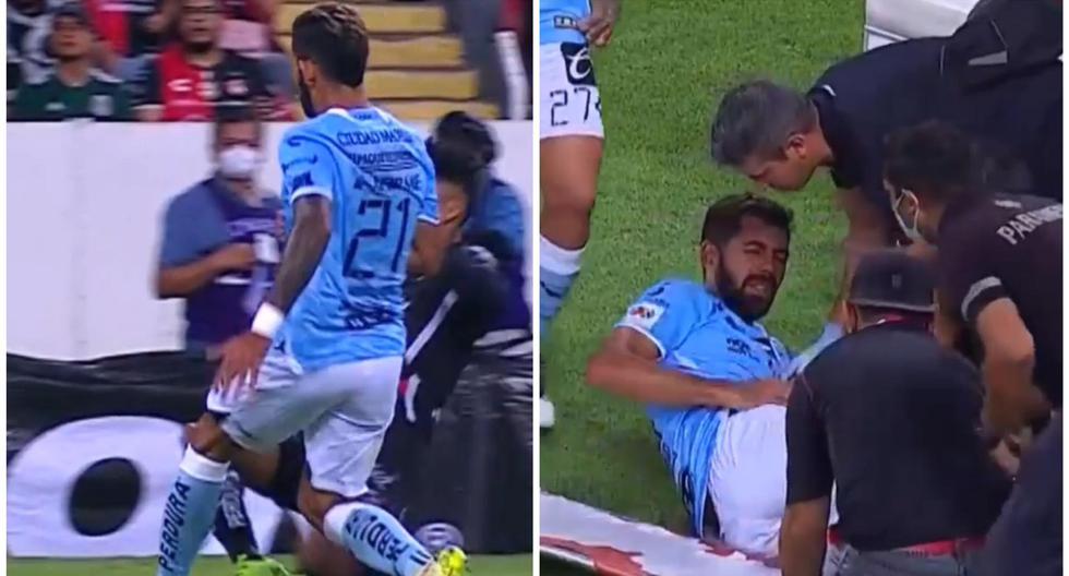 Martínez, defensa de Querétaro, sufrió de una lesión en el tobillo ante Atlas 