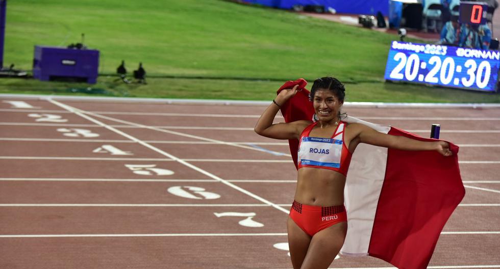 New gold for Peru: Luz Mery Rojas won in the 10,000 meters flat race at the Santiago 2023 Pan American Games.