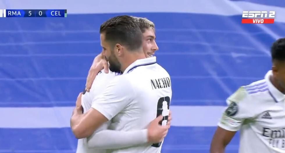 Vinicius Junior y Fede Valverde completan la goleada de 5-0 del Real Madrid vs. Celtic 