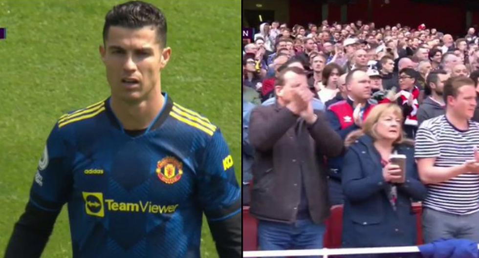 Ovación total: Cristiano Ronaldo es reconocido en el estadio del Arsenal tras la pérdida de su hijo