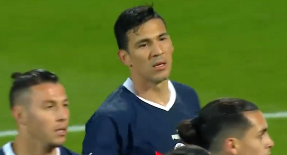 Winning goal: Fabián Balbuena scored the 1-0 for Paraguay against United Arab Emirates.