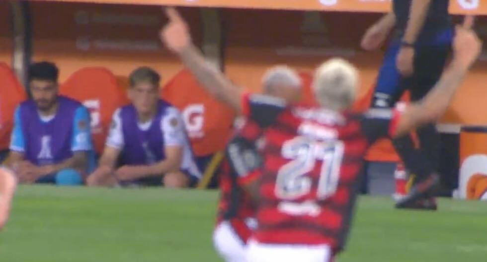 Marinho marcó el 2-1 en favor de Flamengo vs. Vélez para un global de 6-1 por Copa Libertadores 