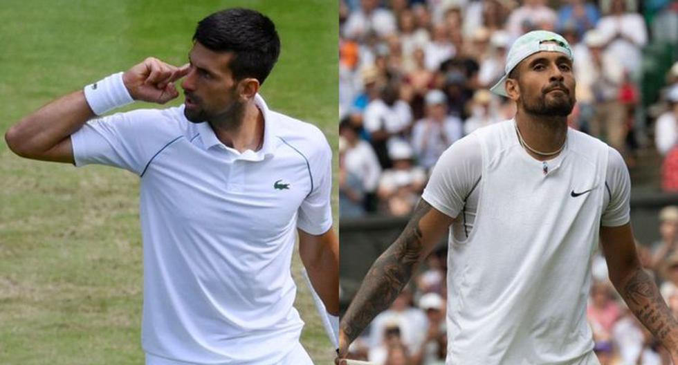 La llamativa conversación entre Novak Djokovic y Nick Kyrgios a un día de la final de Wimbledon