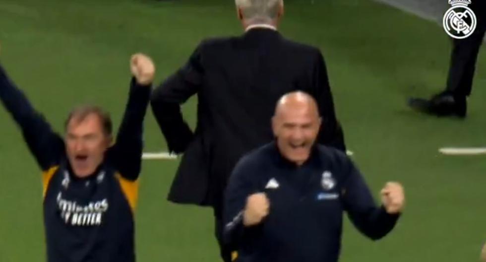 La fría reacción de Ancelotti tras gol de Bellingham para la victoria agónica de Real Madrid 