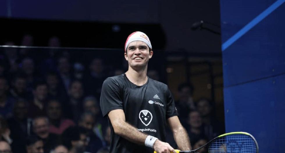 Diego Elías brilla en Squash: avanzó a semifinales del Canary Wharf Classic 2021