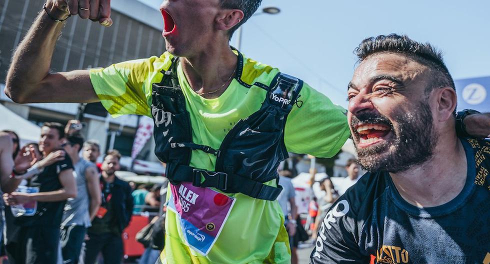 Histórcio: Alex Roca completó la maratón de Barcelona con un 76% de discapacidad física
