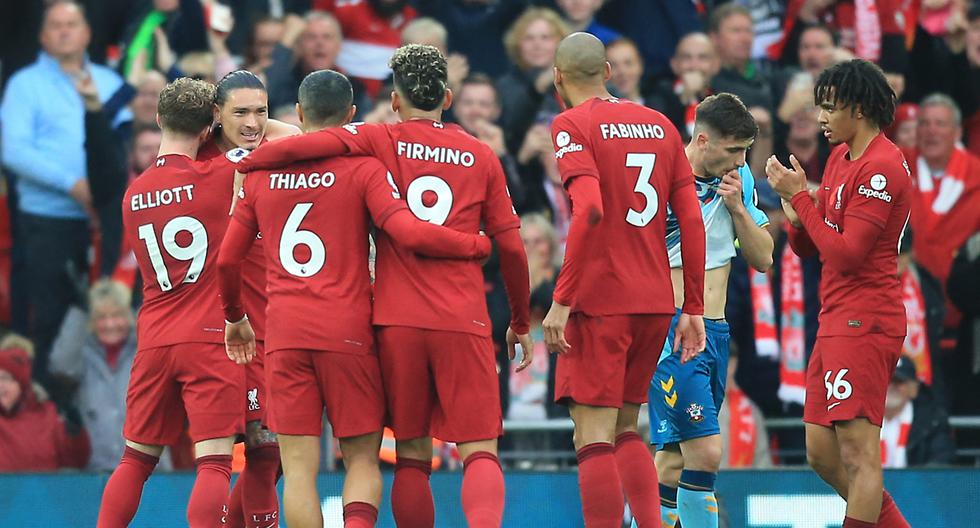 Liverpool - Southampton: resultado, resumen y goles del partido 