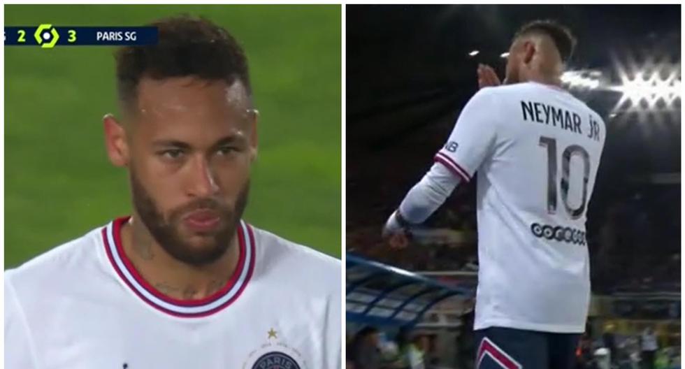Neymar envió un beso a los hinchas del Estrasburgo que lo abuchearon 