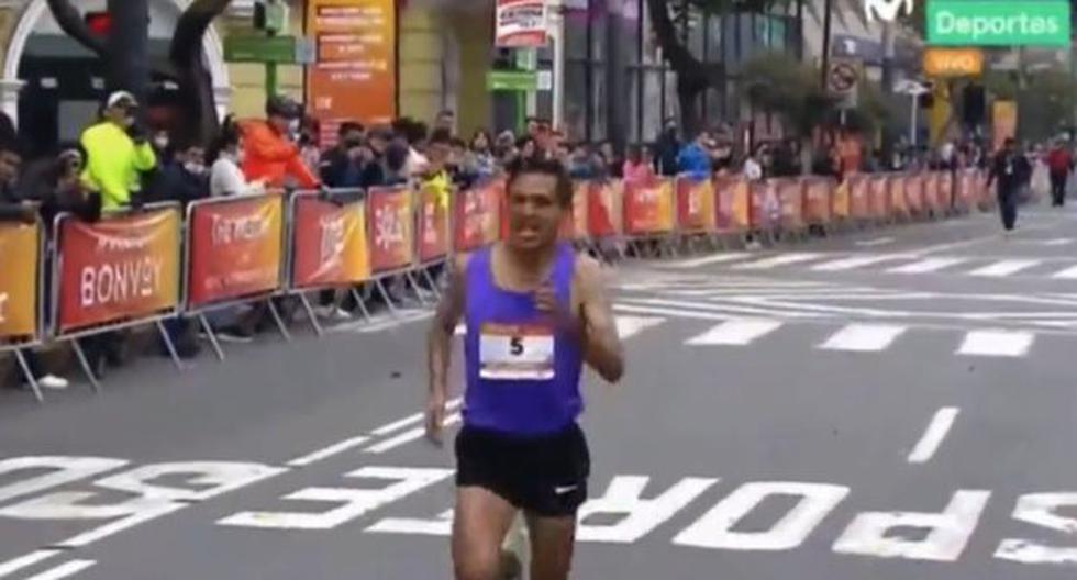 Christian Pacheco ganó maratón Lima 42K y logró récord nacional