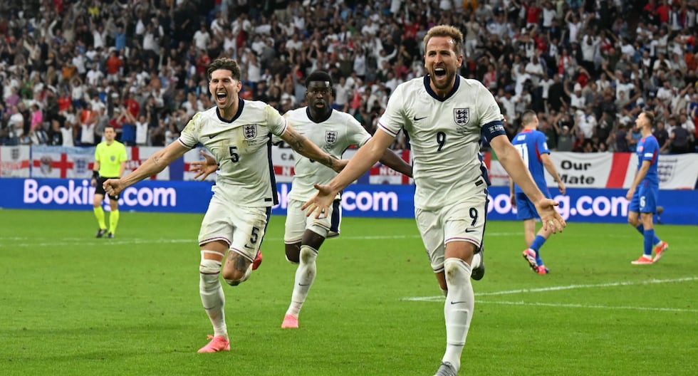 Inglaterra vs Eslovaquia: resumen y goles del partido por la Eurocopa