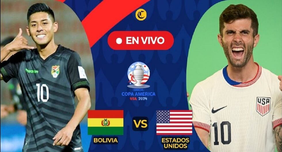 Bolivia vs Estados Unidos EN VIVO por Copa América 2024: horario y en qué canal transmiten el partido