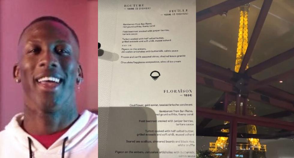 Luis Advíncula queda en aprietos al no entender idioma de carta de lujoso restaurante parisino
